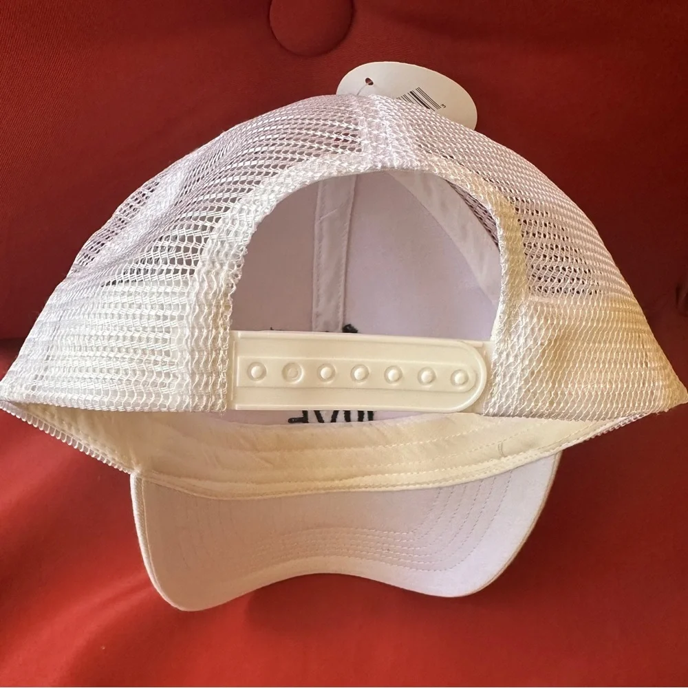 Love Is Love White & Rainbow Mesh Snapback Adjustable Hat Cap NWT